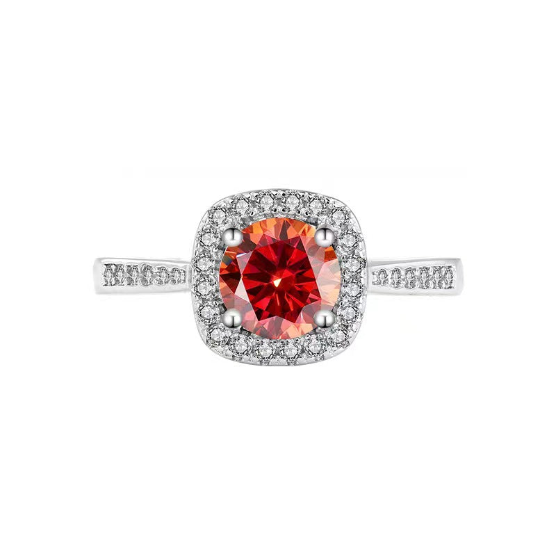[B001]The Classic Square package Moissanite Ring