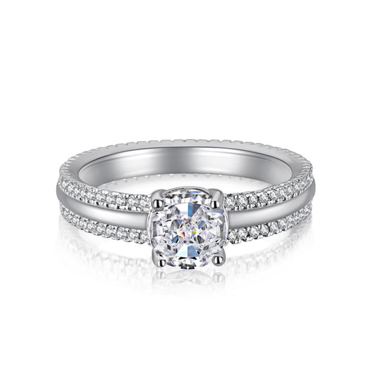 [G05] S925 Sterling Silver Cute Ins Style Cubic Zirconia Ring