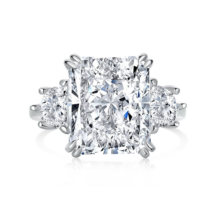[G16]S925 Sterling Silver 8A High Quality Cubic Zirconia Ring