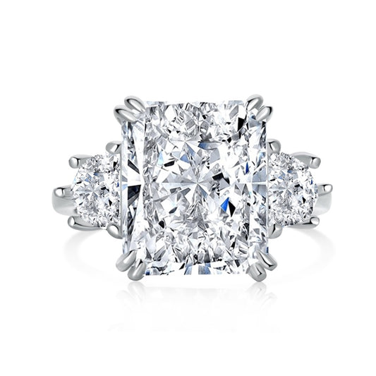 [G16]S925 Sterling Silver 8A High Quality Cubic Zirconia Ring