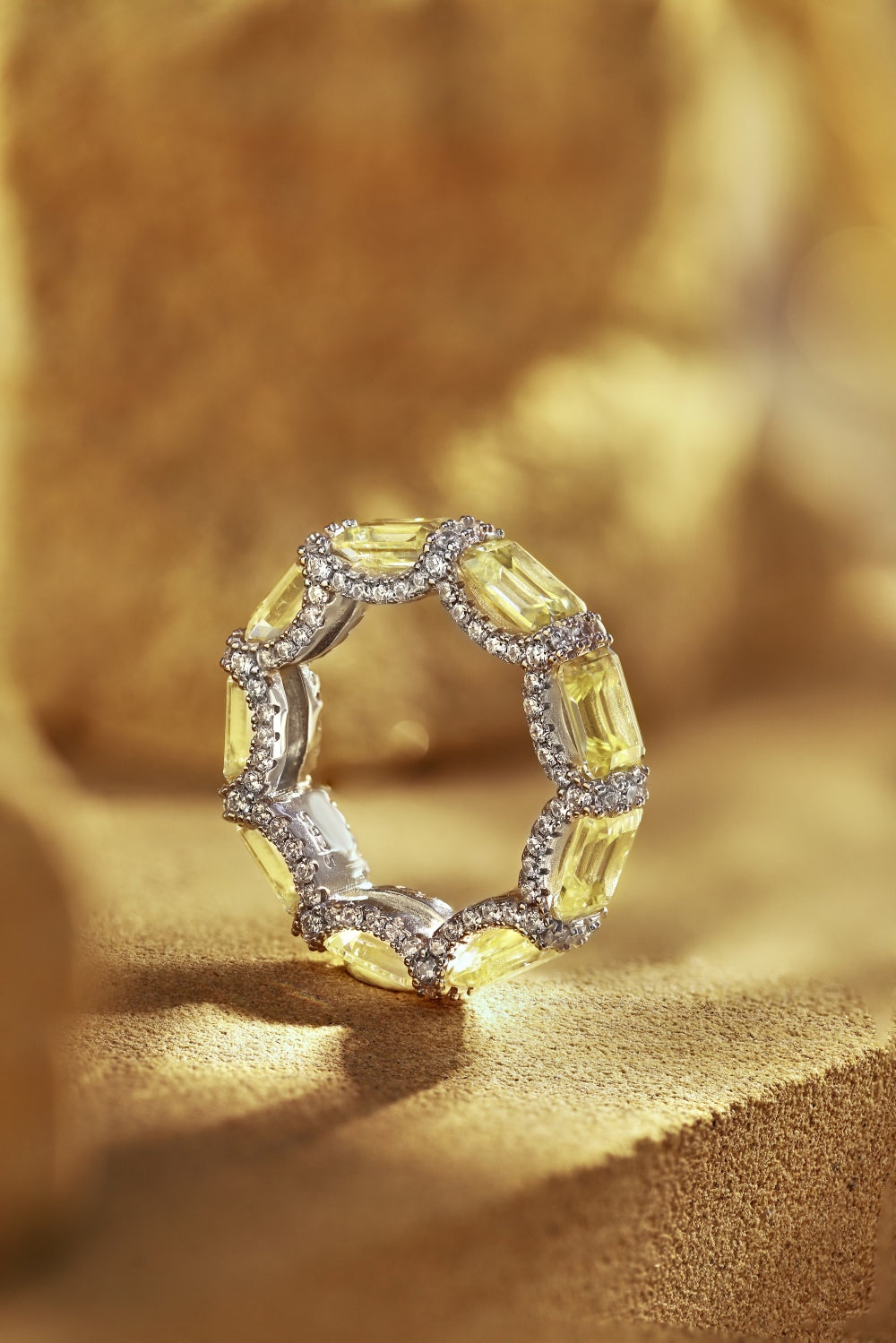[G73]S925 Sterling Silver Christmas Gift for Grandma Ring band