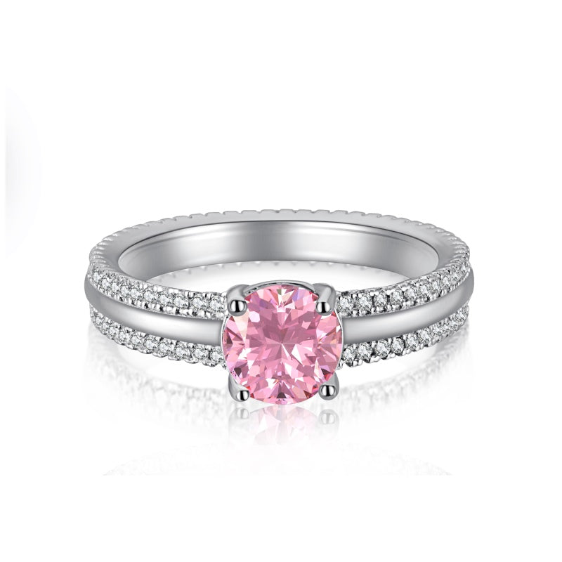 [G05] S925 Sterling Silver Cute Ins Style Cubic Zirconia Ring