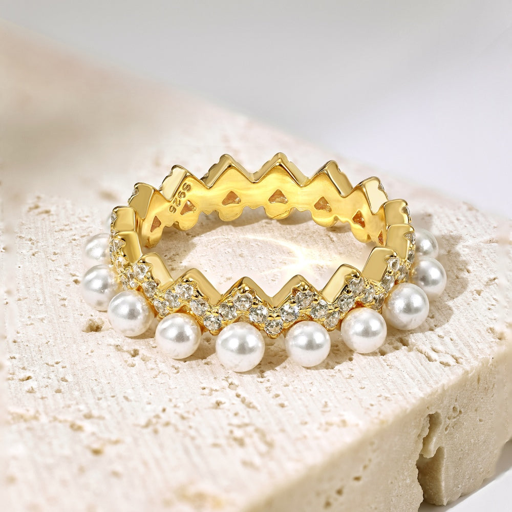 [G71]S925 Sterling Silver INS Style Latest Ring Band Classic Matching