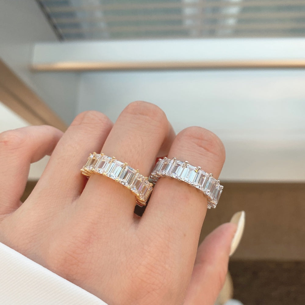 [G72]S925 Sterling Silver Heavy duty craftsmanship, big and shiny Ring band