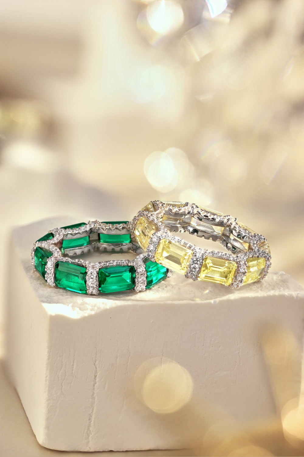 [G73]S925 Sterling Silver Christmas Gift for Grandma Ring band