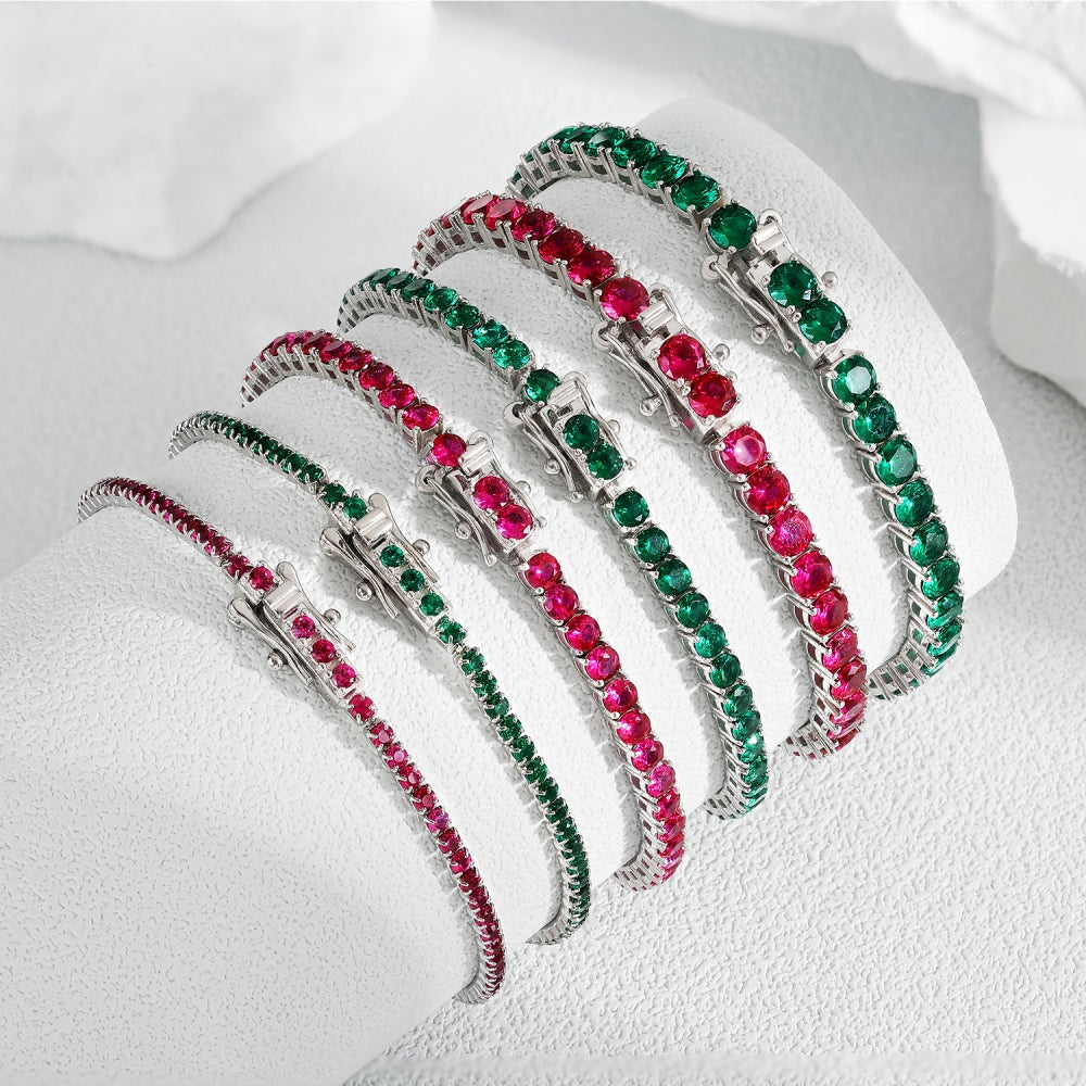 [G104]S925 Fashion Cubic Zirconia Bracelet