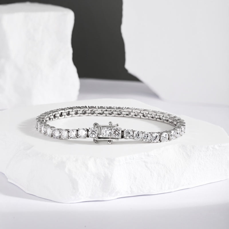 [G104]S925 Fashion Cubic Zirconia Bracelet