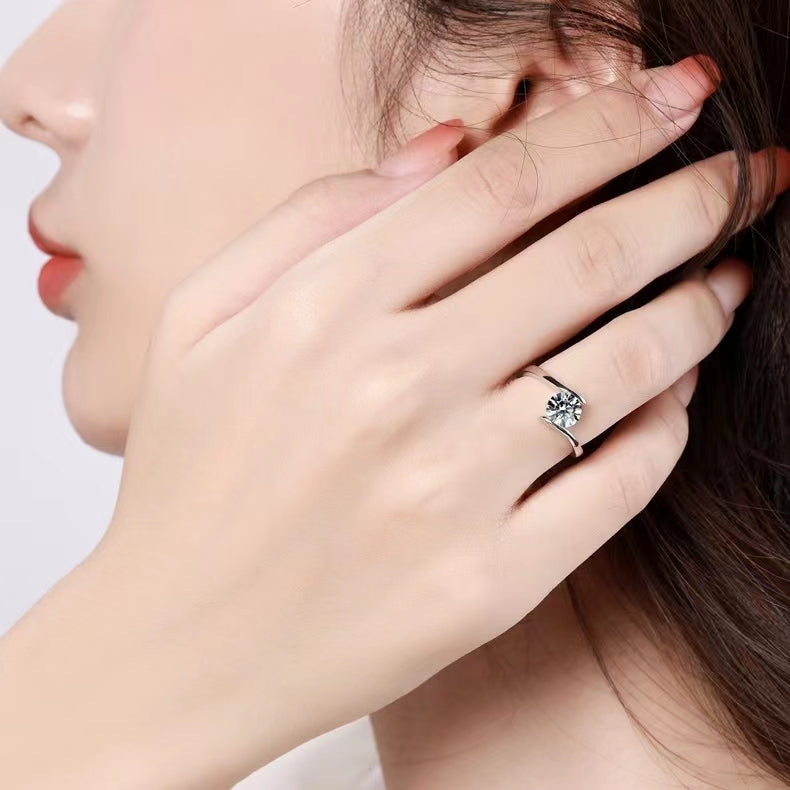 [KESAI]#Z23【2ct Moissanite Ring (50% off special price)】