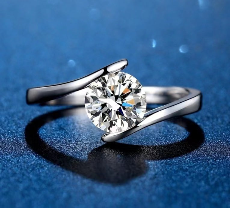 [KESAI]#Z23【2ct Moissanite Ring (50% off special price)】