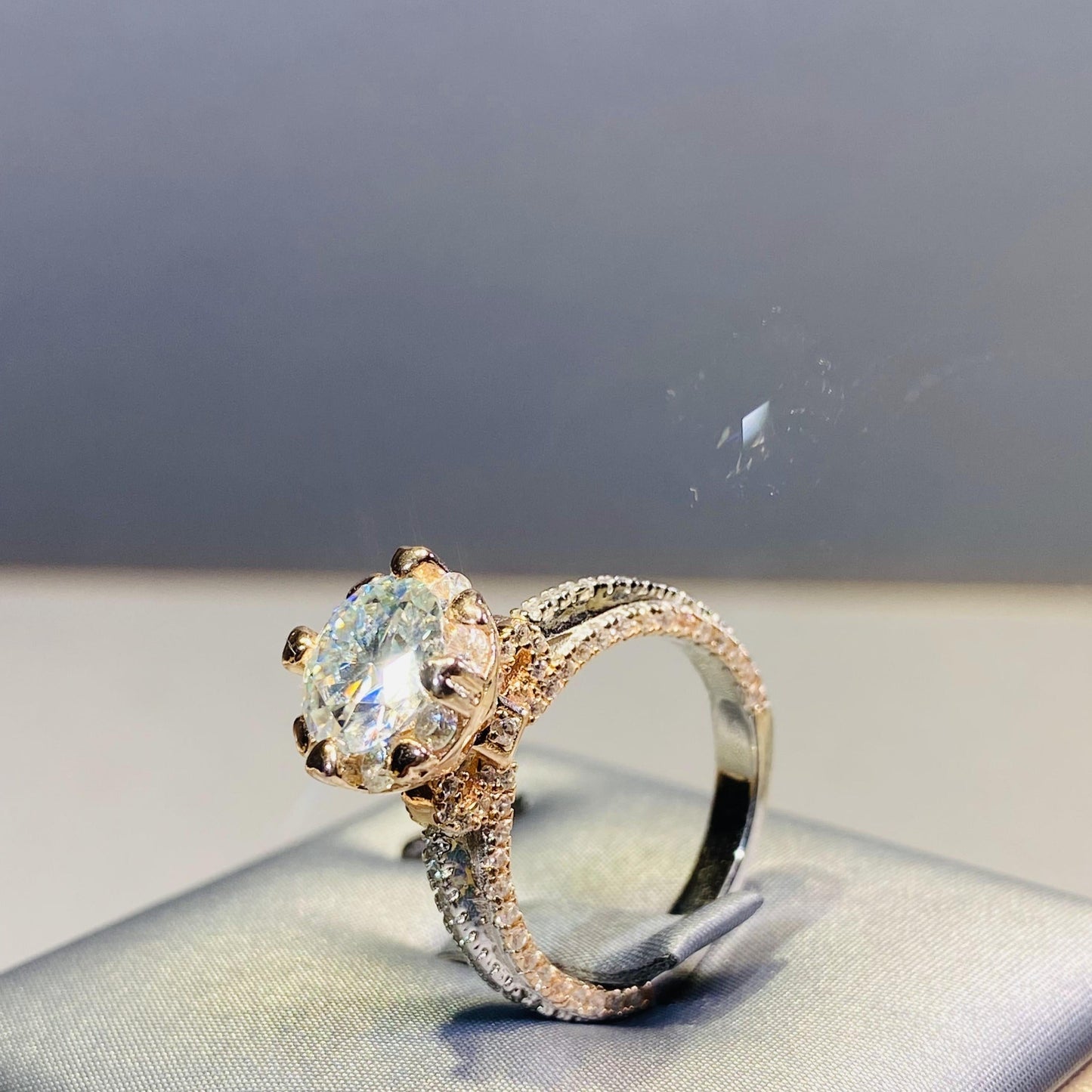 [KESAI]#Z29【2ct Moissanite Ring (50% off special price)】