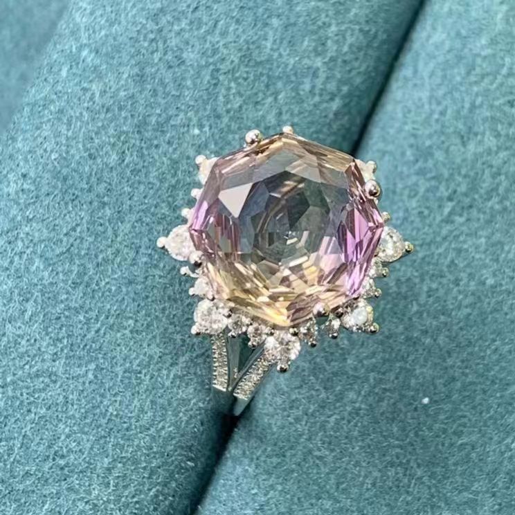 [KESAI]#CB-73 Ametrine ring