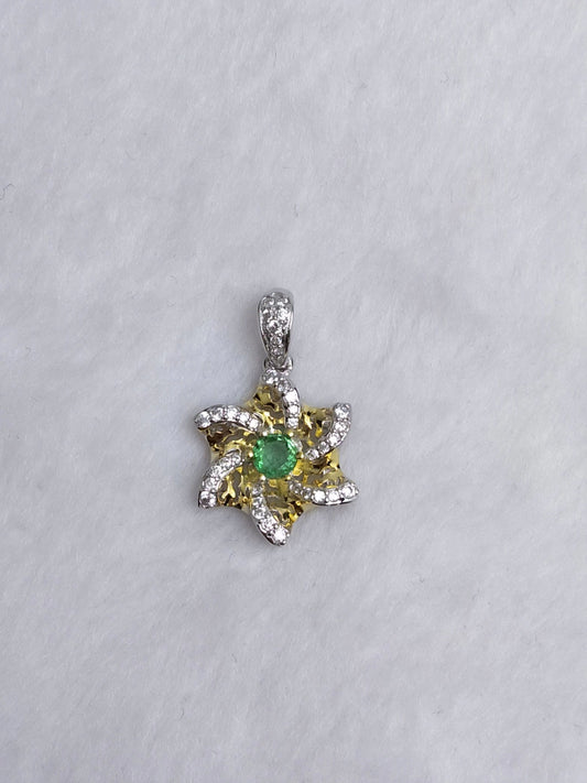 [KESAI]#CB-57 Emerald Pendant